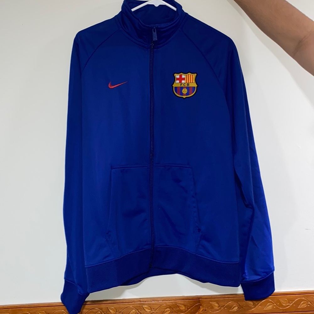 FC Barcelona Sweater Zip Up. Purchased in Barcelona!